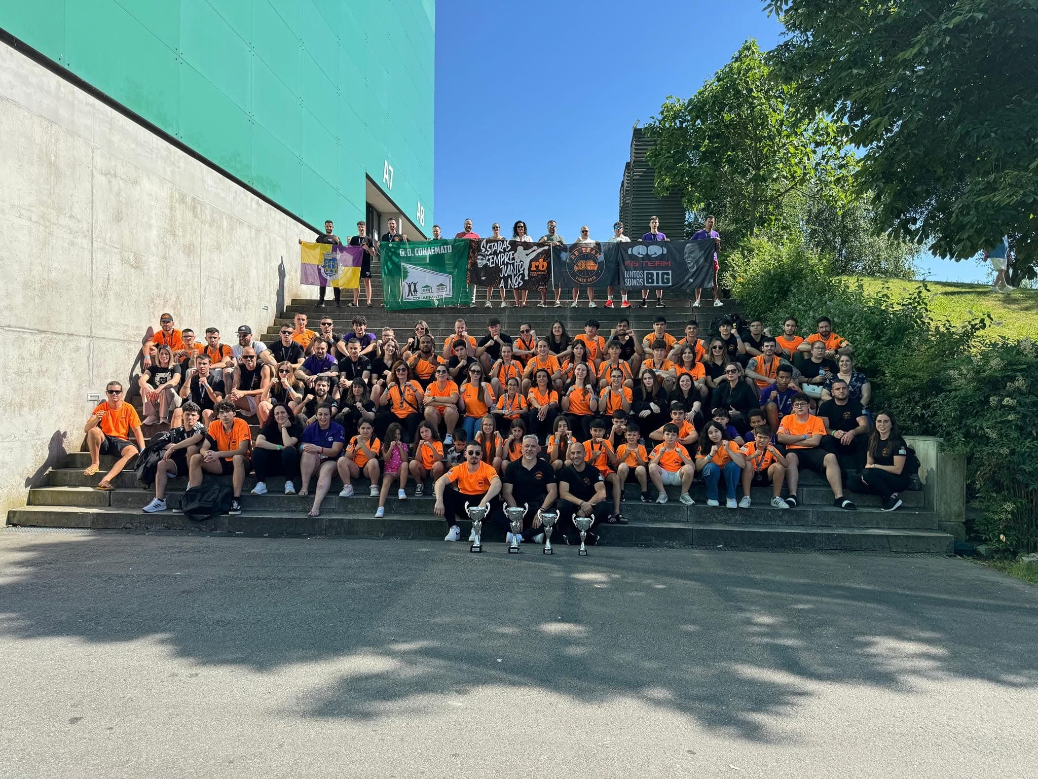 Foto de grupo da RB Team
